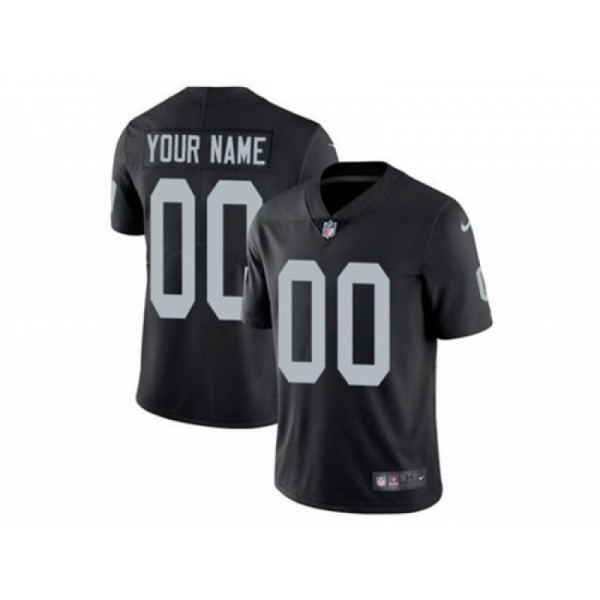 Las Vegas Raiders #00 Black Vapor Limited Custom Jersey