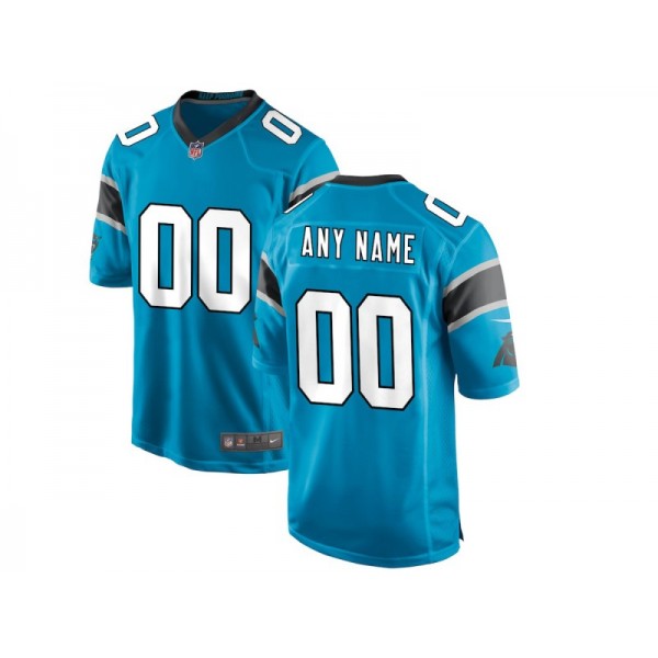 Carolina Panthers #00 Light Blue Alternate Vapor Limited Custom Jersey