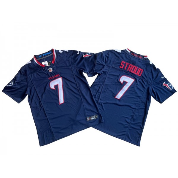 Houston Texans #7 C.J. Stroud Navy Vapor F.U.S.E. Limited Jersey