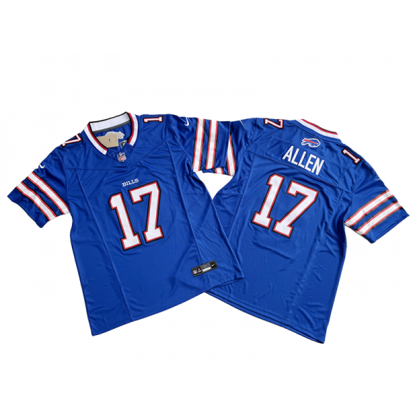 Buffalo Bills #17 Josh Allen Blue Vapor F.U.S.E. Limited Jersey