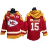 Kansas City Chiefs Red Lace-Up Pullover Hoodie