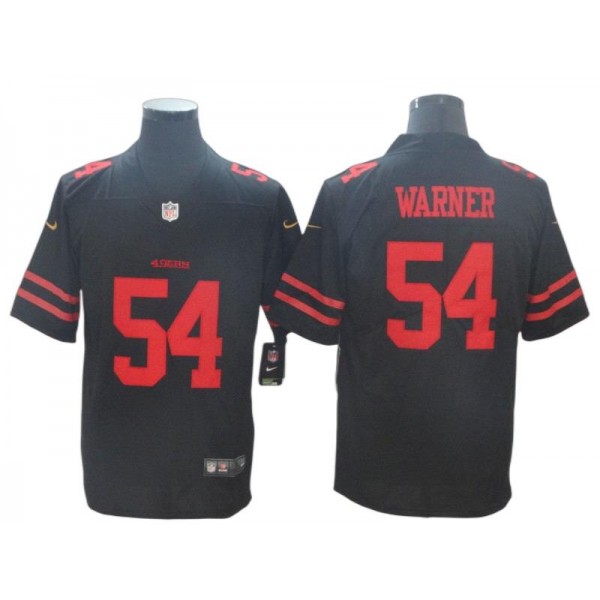 San Francisco 49ers #54 Fred Warner Black Vapor Limited Jersey