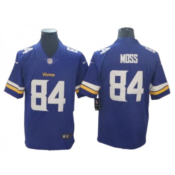 Minnesota Vikings #84 Randy Moss Purple Vapor Limited Jersey