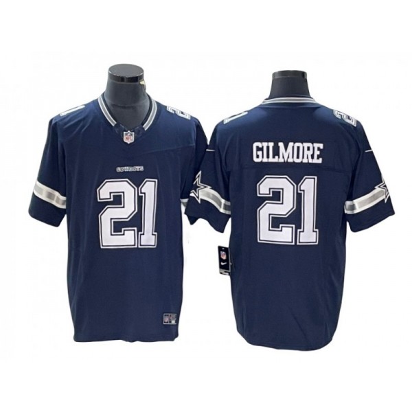 Dallas Cowboys #21 Stephon Gilmore Navy Vapor F.U.S.E. Limited Jersey