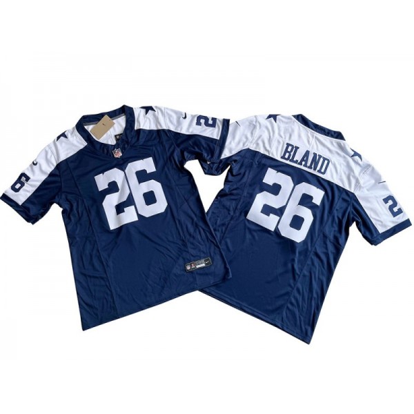 Dallas Cowboys #26 DaRon Bland Thanksgiving Blue Vapor F.U.S.E. Limited Jersey