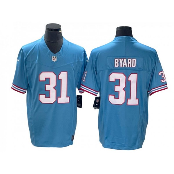 Tennessee Titans #31 Kevin Byard Light Blue Throwback Vapor F.U.S.E. Limited Jersey