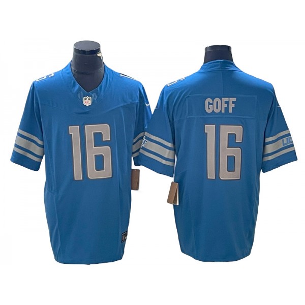 Detroit Lions #16 Jared Goff Light Blue Vapor F.U.S.E. Limited Jersey