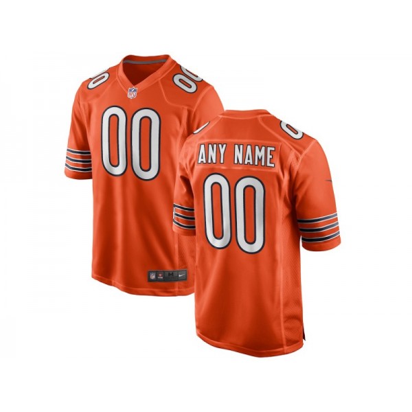 Chicago Bears #00 Orange Vapor Limited Custom Jersey