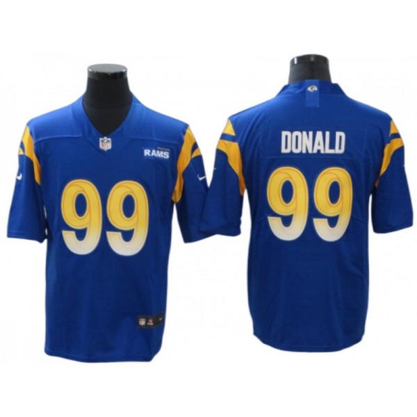 Los Angeles Rams #99 Aaron Donald Royal Vapor Limited Jersey