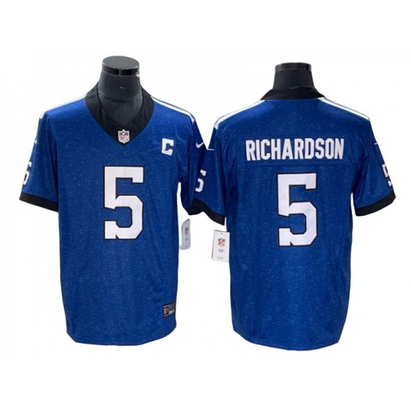 Indianapolis Colts #5 Anthony Richardson Blue Vapor F.U.S.E. Limited Jersey