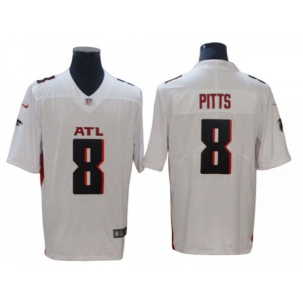 Atlanta Falcons #8 Kyle Pitts White Vapor Limited Jersey