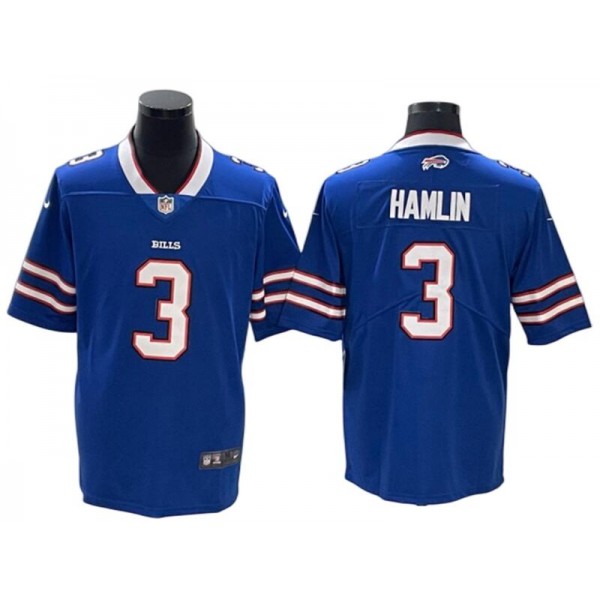 Buffalo Bills #3 Damar Hamlin Blue Vapor Limited Jersey