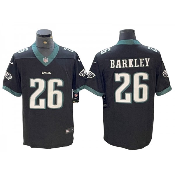 Philadelphia Eagles #26 Saquon Barkley Black Vapor Limited Jersey