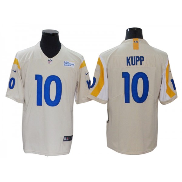 Los Angeles Rams #10 Cooper Kupp Cream Bone Vapor Limited Jersey