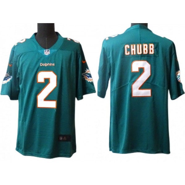 Miami Dolphins #2 Bradley Chubb Aqua Vapor Limited Jersey