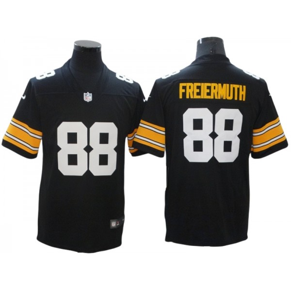 Pittsburgh Steelers #88 Pat Freiermuth Black Alternate Vapor Limited Jersey