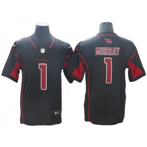 Arizona Cardinals #1 Kyler Murray Black Color Rush Limited Jersey