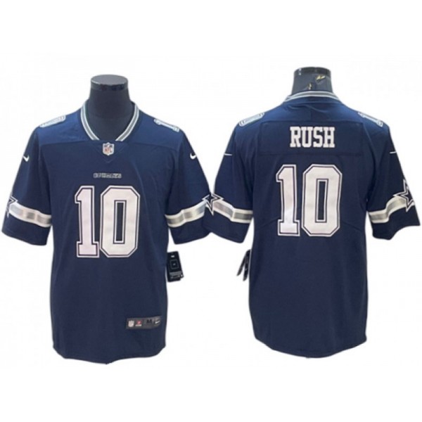 Dallas Cowboys #10 Cooper Rush Navy Vapor Limited Jersey