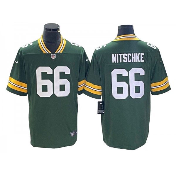 Green Bay Packers #66 Ray Nitschke Green Vapor Limited Jersey