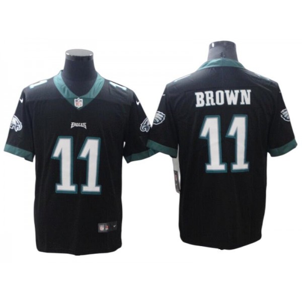 Philadelphia Eagles #11 A.J. Brown Black Vapor Limited Jersey