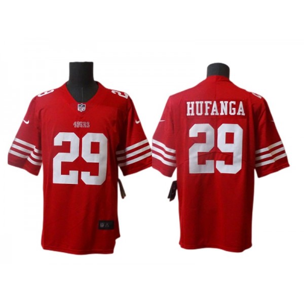 San Francisco 49ers #29 Talanoa Hufanga Red Vapor Limited Jersey