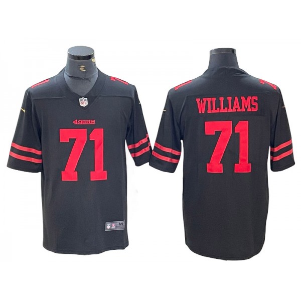 San Francisco 49ers #71 Trent Williams Black Vapor Limited Jersey