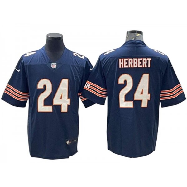 Chicago Bears #24 Khalil Herbert Blue Vapor Limited Jersey