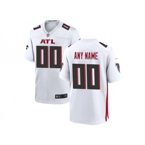 Atlanta Falcons #00 White Vapor Custom Jersey