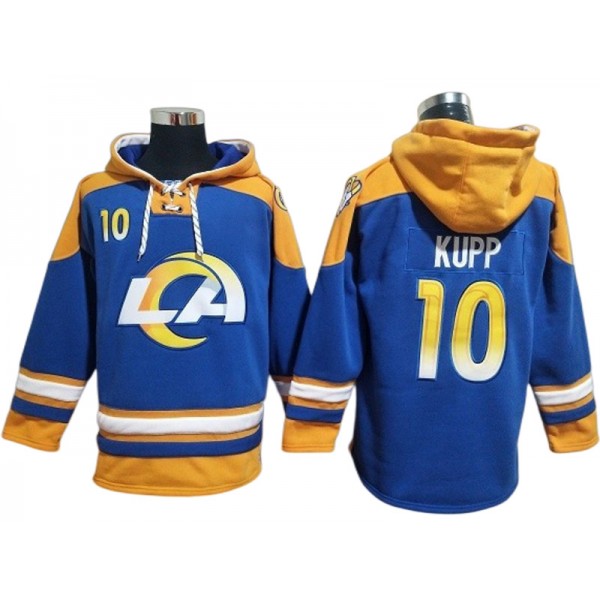 Los Angeles Rams #10 Cooper Kupp Royal Hoodie Jersey