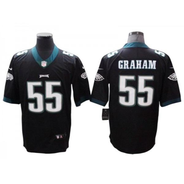 Philadelphia Eagles #55 Brandon Graham Black Vapor Limited Jersey