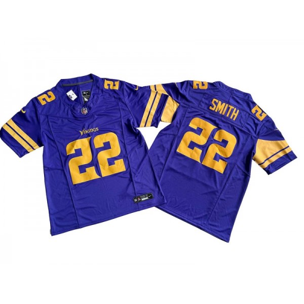 Minnesota Vikings #22 Harrison Smith Purple Alternate Vapor F.U.S.E. Limited Jersey