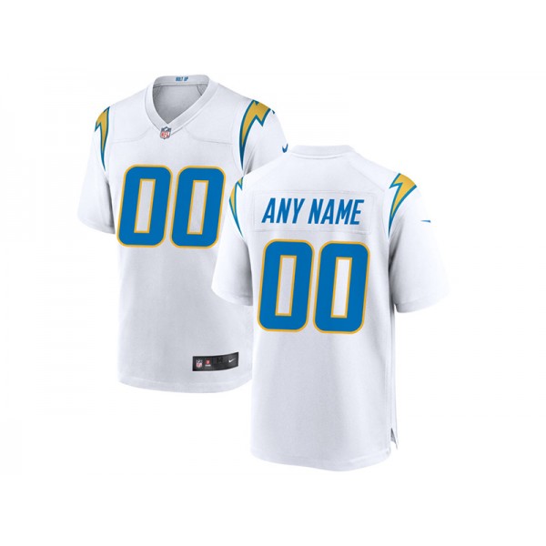 Los Angeles Chargers #00 White Vapor Limited Custom Jersey