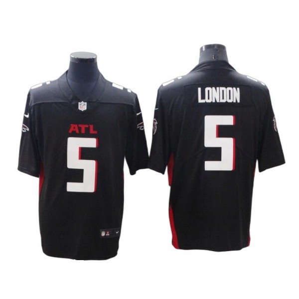 Atlanta Falcons #5 Drake London Black Vapor Limited Jersey