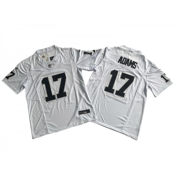 Las Vegas Raiders #17 Davante Adams White Vapor F.U.S.E. Limited Jersey