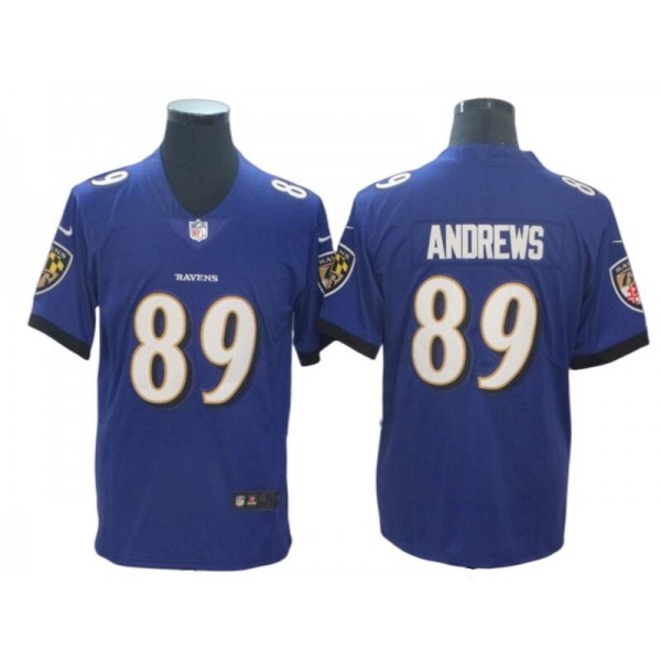 Baltimore Ravens #89 Mark Andrews Purple Vapor Limited Jersey