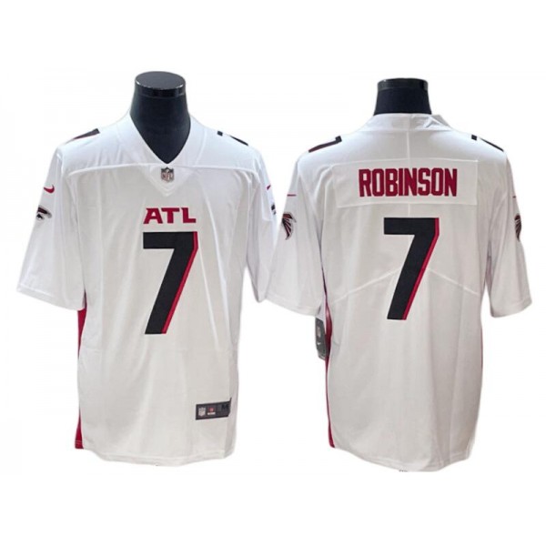 Atlanta Falcons #7 Bijan Robinson White Vapor Limited Jersey