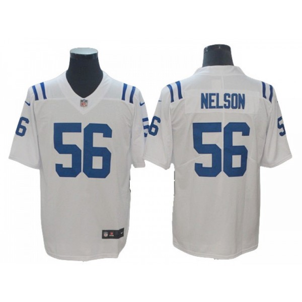 Indianapolis Colts #56 Quenton Nelson White Vapor Limited Jersey