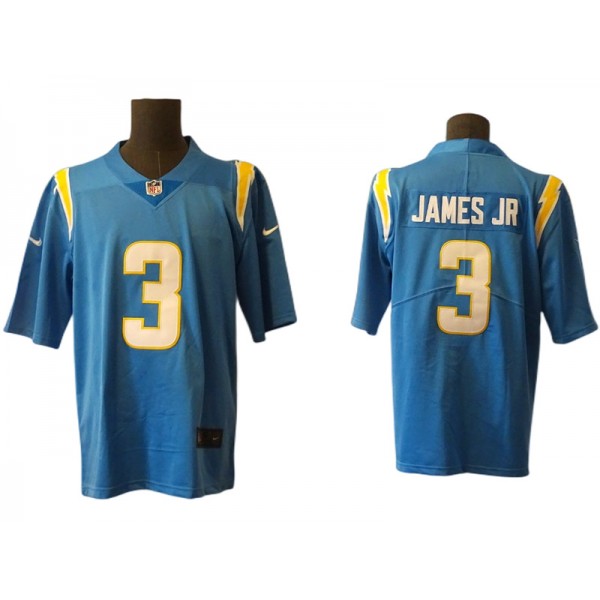 Los Angeles Chargers #3 Derwin James Jr. Powder Blue Vapor Limited Jersey