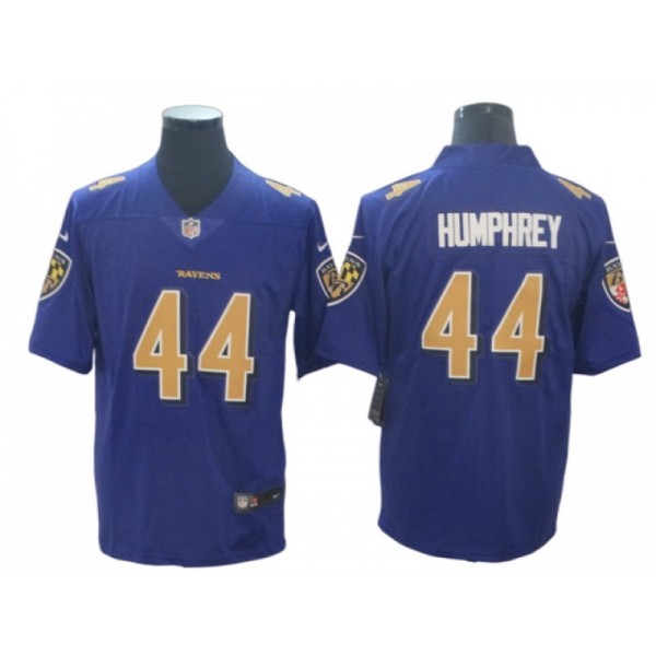 Baltimore Ravens #44 Marlon Humphrey Purple Color Rush Vapor Limited Jersey