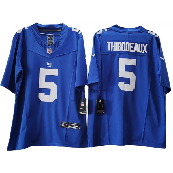 New York Giants #5 Kayvon Thibodeaux Royal Vapor F.U.S.E. Limited Jersey