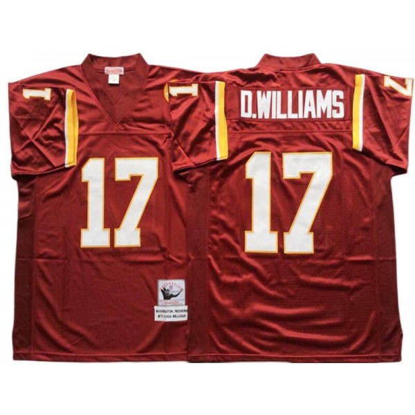 Washington Redskins #17 Doug Williams Throwback Burgundy Jersey