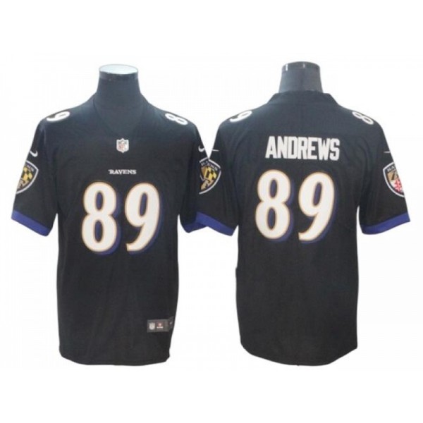 Baltimore Ravens #89 Mark Andrews Black Vapor Limited Jersey