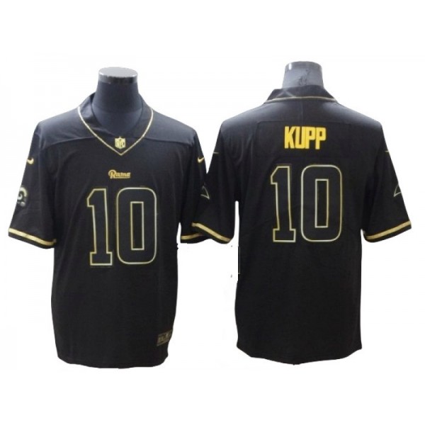 Los Angeles Rams #10 Cooper Kupp Black Gold Vapor Limited Jersey