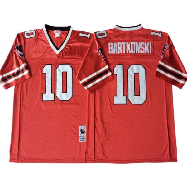 Atlanta Falcons #10 Steve Bartkowski Throwback Red Legacy Jersey