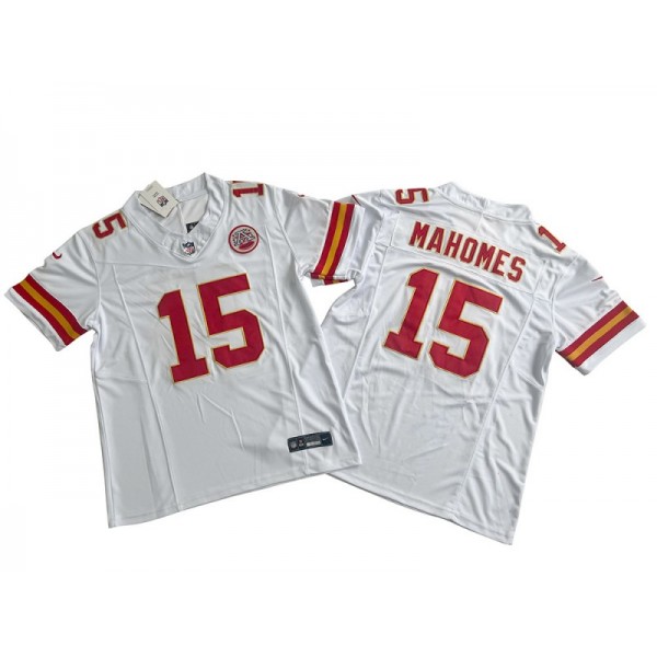 Kansas City Chiefs #15 Patrick Mahomes White Vapor F.U.S.E. Limited Jersey