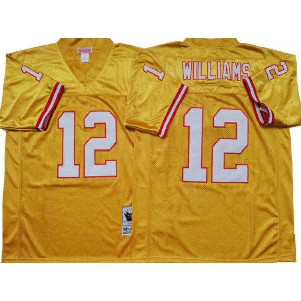 Tampa Bay Buccaneers #12 Doug Williams Throwback Orange Jersey