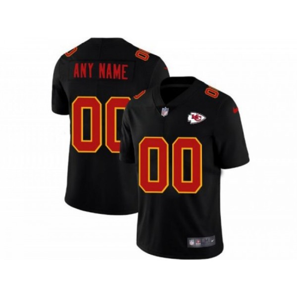 Kansas City Chiefs #00 Black Vapor Limited Custom Jersey