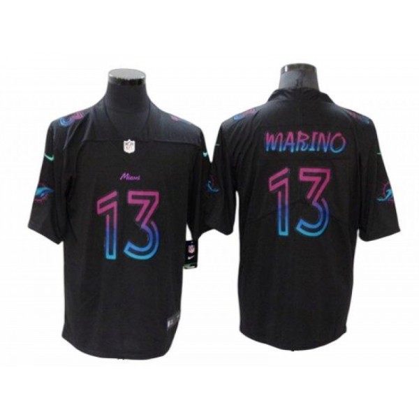 Miami Dolphins #13 Dan Marino Black City Edition Limited Jersey