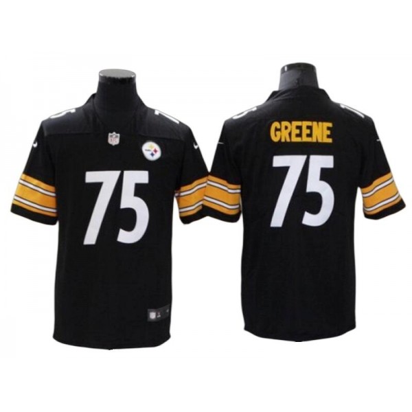 Pittsburgh Steelers #75 Joe Greene Black Vapor Limited Jersey