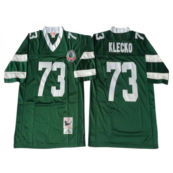 New York Jets #73 Joe Klecko 1984 Throwback Green Jersey